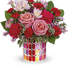 Teleflora's Charming Mosaic Bouquet