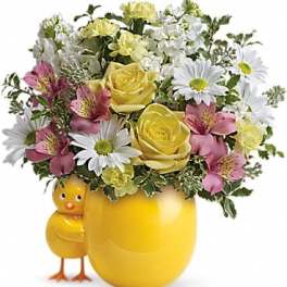 Teleflora's Sweet Peep Bouquet - Baby Pink