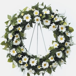 Field of Daisy Wreath