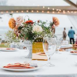 Ember Wildflower Centerpiece