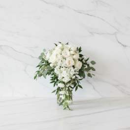 Elegant White Garden Bouquet