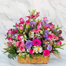 Floral Symphony Basket