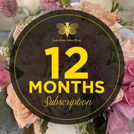 Monthly Flower Subscription - 12 Months