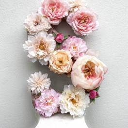 Custom Flower Initial