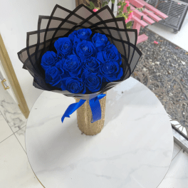 Blue Rose Bouquet
