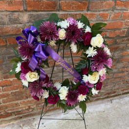 Perfect Purple Wreath