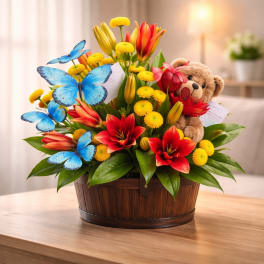 Butterfly Teddy Sunshine Garden™