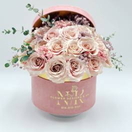 Roses In a Velvet Box!
