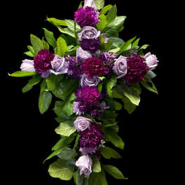 Purple Cross 24"