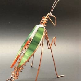 #A105 - Ivy Green Praying Mantis