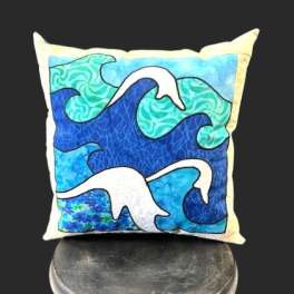 #A138 - A Day At The Beach Pillow