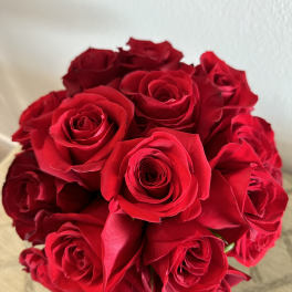 Bouquet of red roses