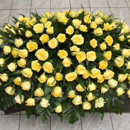 Yellow Rose Casket