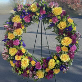 Vibrant Serenity Wreath