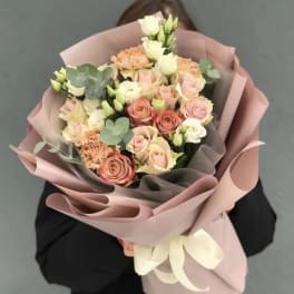 Pink and Peachy bouquet