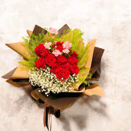 15 roses premium bouquet