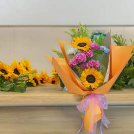Two Sunflowers Bouquet