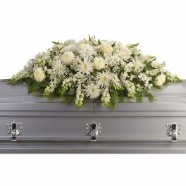 Enduring Light Casket Spray by Teleflora