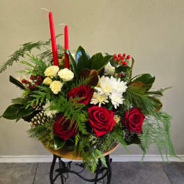 Festive Christmas Centerpiece