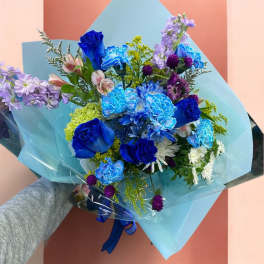 Lovely blue bouquet