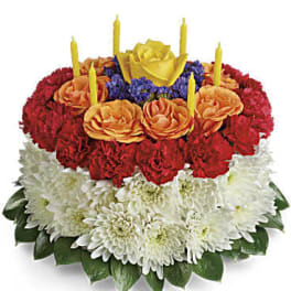 Your Wish Is Granted Birthday Cake Bouquet