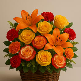 Spice Basket by Latin Lady Flowers