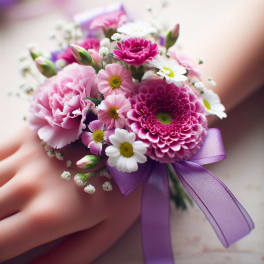 Floral Whisper Wrist Corsage
