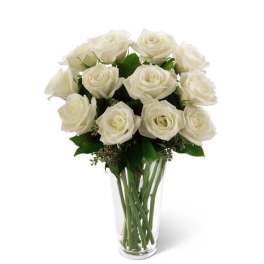 The FTD White Rose Bouquet