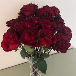 2 Dozen Formal Vase Roses