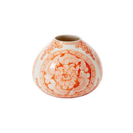 Coral Eleanor Vase