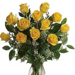 12 Yellow Rose