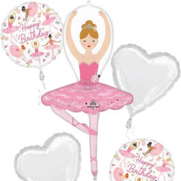 Ballerina Girl Balloon Bouquet