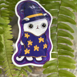 Wizard Cat Sticker