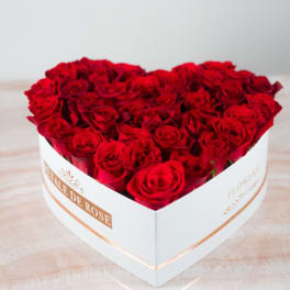 Large DELUXE roses Heart