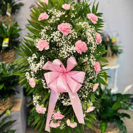 Pink Sympathy Standing Spray