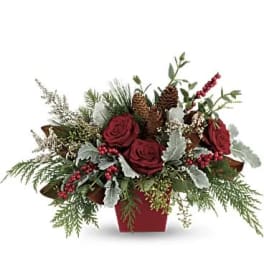 Winter Blooms Centerpiece
