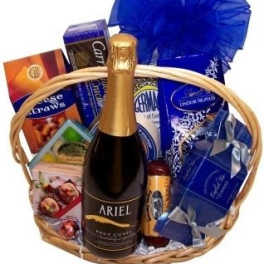 CHAMPAGNE & GOURMET)NON-ALCOHOLIC GIFT BASKET