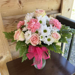 Pink And White Bouquet