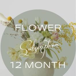 Monthly Flower Subscription - 12 Months