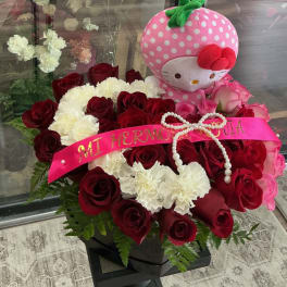 "Lovely Heart" Rose Box