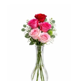 Pink Kiss Bud Vase