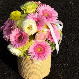 #19 Cute floral basket