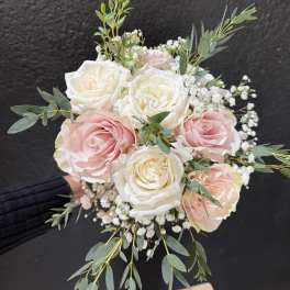 Blush Garden Bridesmaid Bouquet