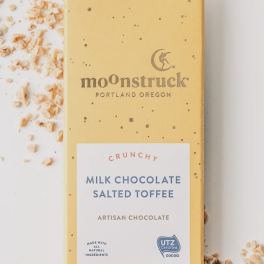 Milk Chocolate Salted Toffee Chocolate Bar