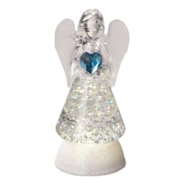 Lighted Angel Light Blue