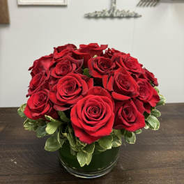 Two Dozen Red Roses "In a Bush"