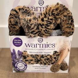 Leopard Print WARMIE Slippers (one Size)