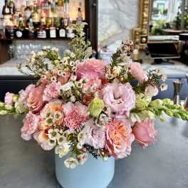 Elegant Roses & Pastels Vase