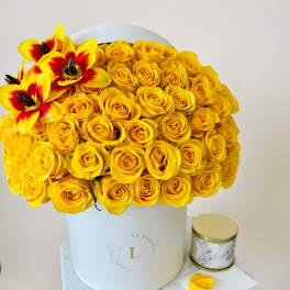 Yellow Roses Arrangement