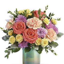 Teleflora's Pastel Shimmer Bouquet